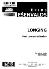 Longing SSAATTBB choral sheet music cover